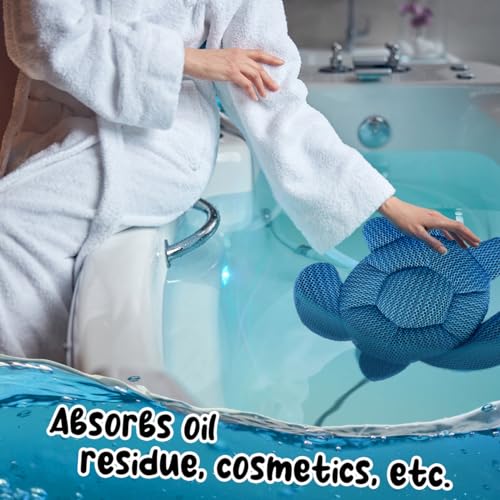 Quttisay Hot Tub Scum Absorber for Spa Hot Tub,Hot Tub Accessories for Adults,Hot Tub Sponge.Hot Tub Oil Absorbing Sponge for Spa & Pool Cleaner,Hot Tub Turtle Scum Absorber Keeps Water Clean,1 Pack - Image 3