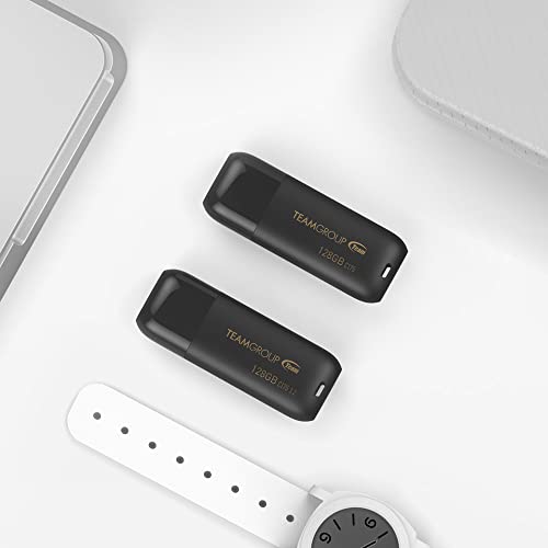 TEAMGROUP C175 256GB USB 3.2 Gen 1 (USB 3.1/3.0) Read 100MB/s Flash Thumb Drive,Memory Stick Compatible with Computer/Laptop Matte Black TC1753256GB01 - Image 3