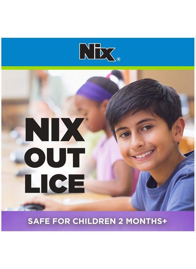 NIX Lice Killing Creme Rinse Extra Strength and Lice Comb, 2 Fl Oz  - Image 3