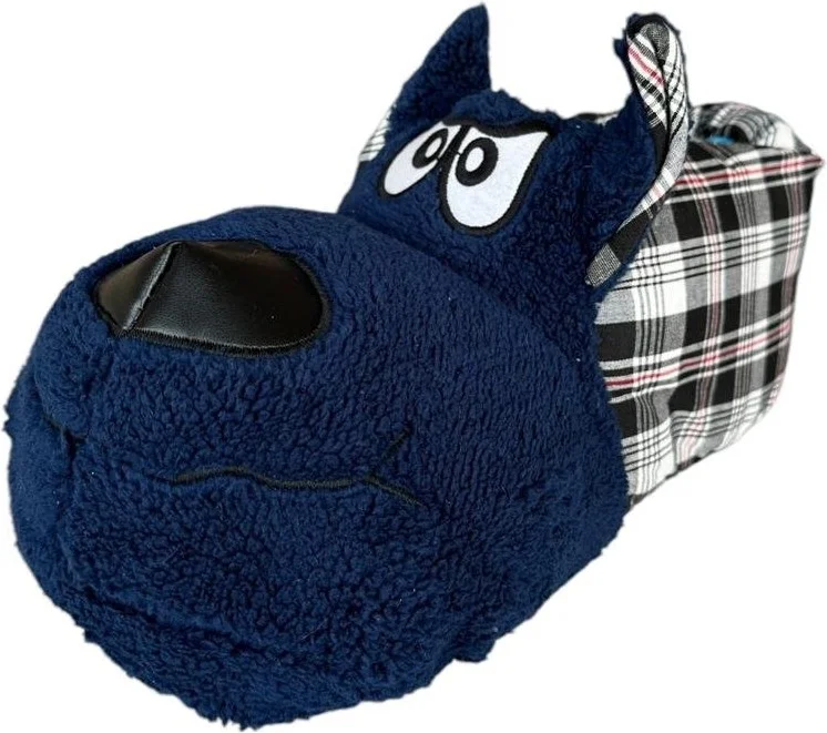 Liger Unisex Slippers Noiseless House Slippers Navy Blue