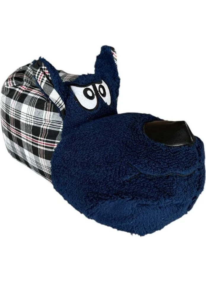 Liger Unisex Slippers Noiseless House Slippers Navy Blue