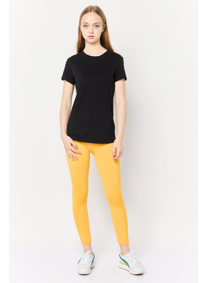 PUMA Women Sportswear Fit Short Sleeve Training T-Shirts, Black  - Image 2