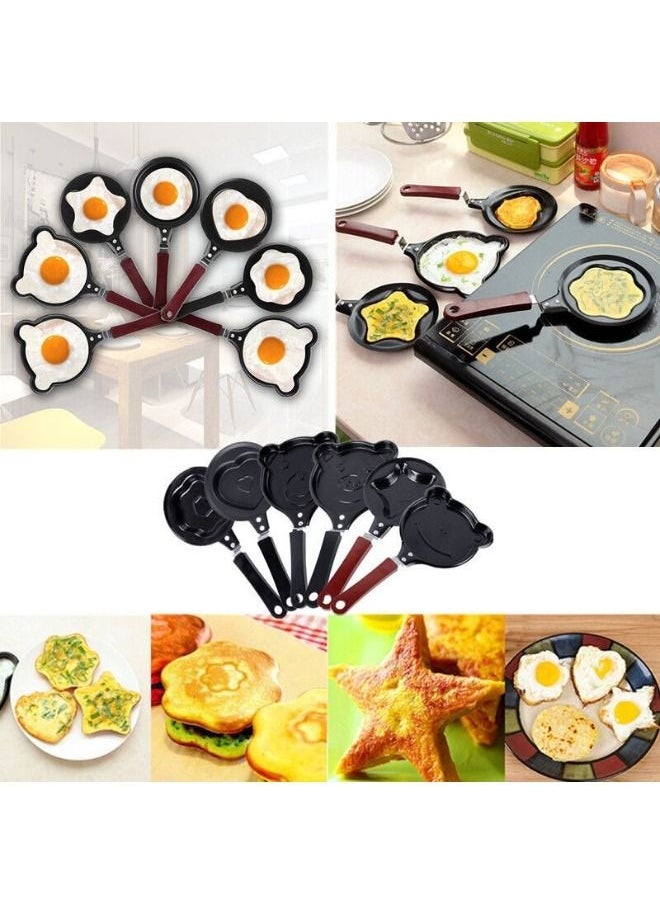 1 Pc Different Shape Small Frying Pan Cook Up Some  Non Stick Cute Mini Fry Pan Egg Mold Special Design  - Image 3