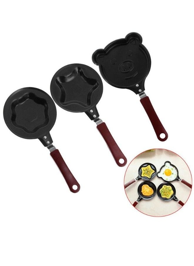 1 Pc Different Shape Small Frying Pan Cook Up Some  Non Stick Cute Mini Fry Pan Egg Mold Special Design  - Image 4