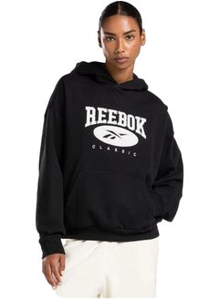 Reebok هودي من قماش تيري الفرنسي بشعار كبير من Classics Ae  - Image 1