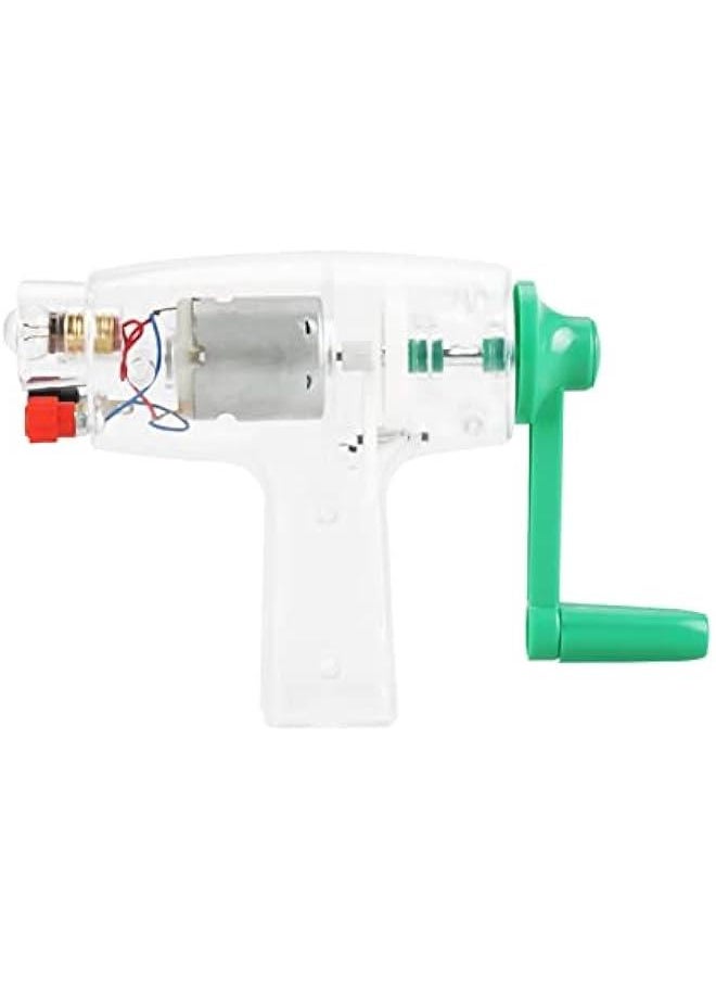 ماركة غير محددة Handheld DC Crank Generator, Hand Crank Driven Electricity Generator Mechanical Emergency Power Supply  - Image 1