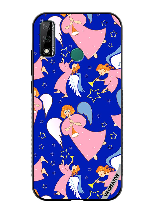 VR CREATIVE Protective Case Cover For Huawei Y8s Christmas Angels With Flutes Design Multicolour - Image 1