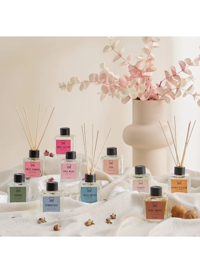 Home Box Nina Jasmine Square Bottle Diffuser - 100 ml