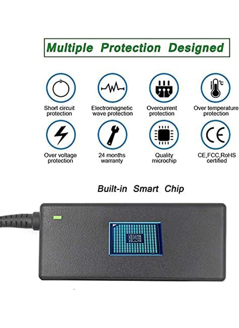 Rock Pow - 90W Univeral Laptop Charger 15V-20V Power Supply with 10 Connectors Compatible with 65W 45W AC Adapter for Notebook ACER ASUS 、HP 、LENOVO、 ThinkPad 、SAMSUNG、 SONY、 TOSHIBA - Image 1