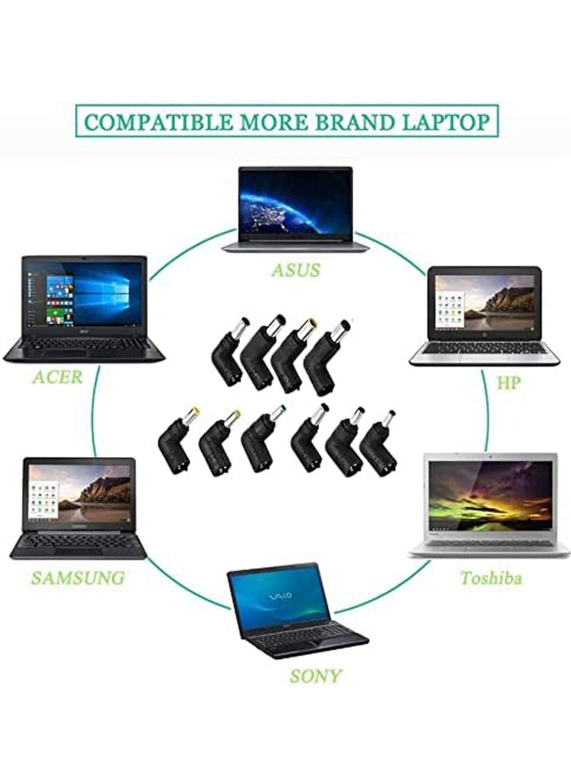 Rock Pow - 90W Univeral Laptop Charger 15V-20V Power Supply with 10 Connectors Compatible with 65W 45W AC Adapter for Notebook ACER ASUS 、HP 、LENOVO、 ThinkPad 、SAMSUNG、 SONY、 TOSHIBA - Image 1