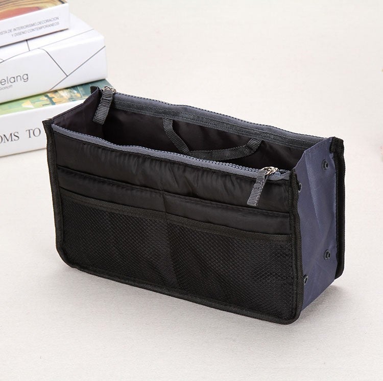 Large Capacity Tote Womens Portable Cosmetic Bag Black