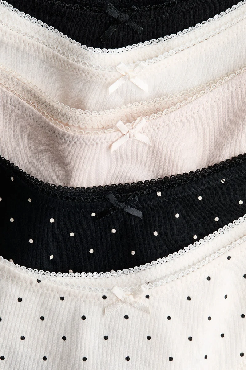 H&M 5-pack cotton thong briefs