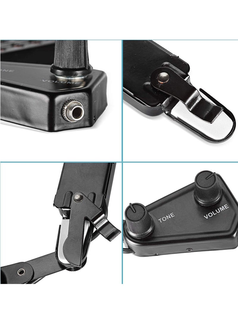 Generic 12 SoundHole Guitar Pickup Acoustic Electric Transducer for Acoustic Guitar Magnetic Preamp  - Image 3