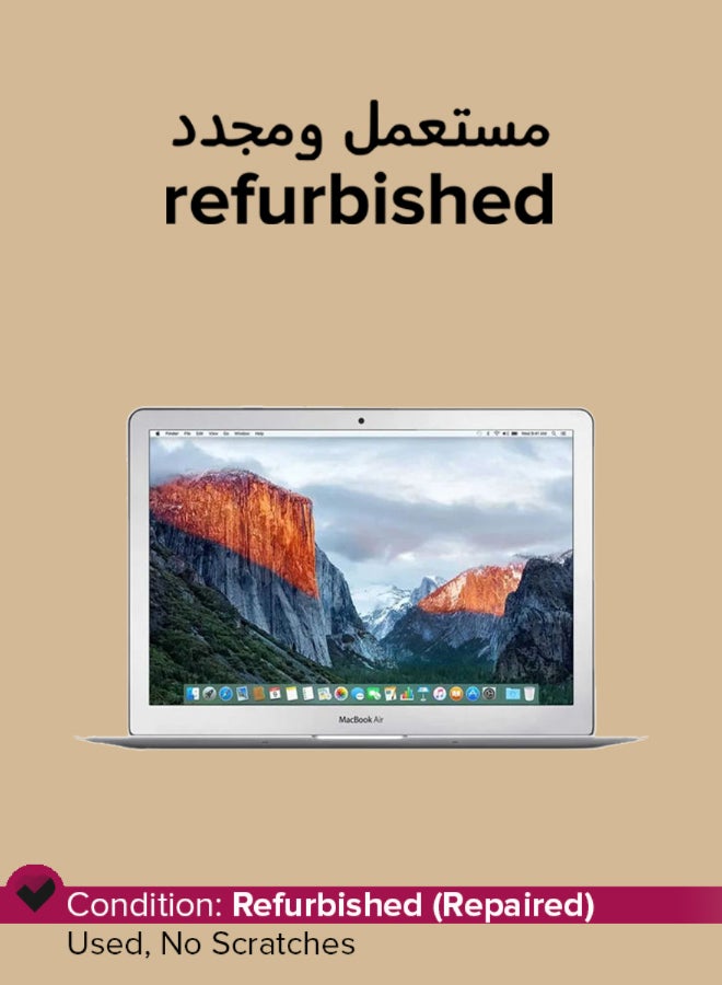 ابل  مجدد - لابتوب ماك بوك إير A1466 (2012) بشاشة 13.3 بوصة، معالج كور i5/ثنائي النواة/الجيل الرابع/ذاكرة RAM 4GB/قرص SSD سعة 128GB/نظام macOS - Image 1