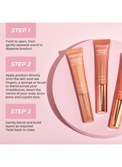 MCoBeauty MCoBeauty Highlight & Glow Beauty Wand, Champagne Glow, Luminous Highlight for Radiance Skin, Vegan, Cruelty Free Cosmetics  - Image 5
