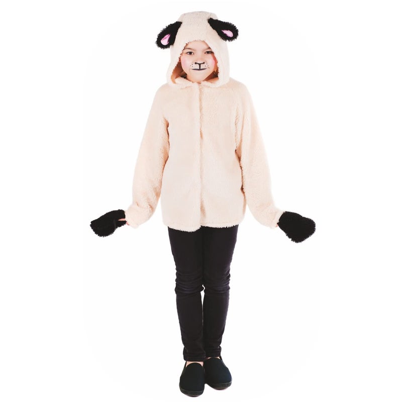 فن شاك زي أغنام كوخ الممتع للأطفال أزياء الأغنام للأطفال زي غنم للأزياء للفتيات للأزياء للأولاد صغار زي الأطفال - Image 1