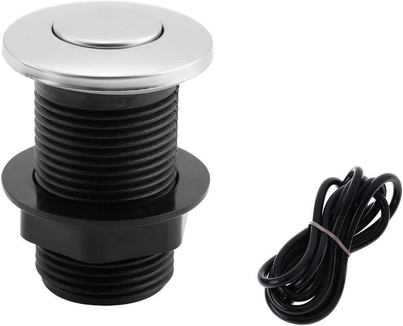 Ketofa 𝟐𝟎𝟐𝟓 𝙐𝗽𝒈𝒓𝒂𝒅𝒆𝒅 Sink Top Push Button with Air Hose Replacement, Air Switch Button for Garbage Disposal Air Actived Switch Sink Garbage Disposal Parts by - Image 1