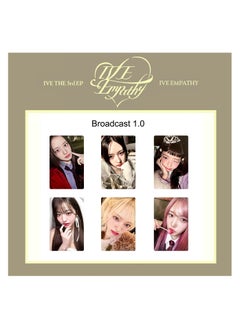 NIBEMINENT 6 Pcs Kpop IVE - Empathy Lomo Cards Card For Fans Collection Gifts 