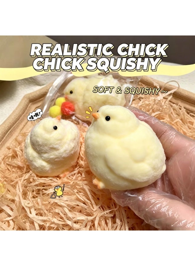Ultra-Soft Chicken Squishy Fidget Toys, Pinch Decompression, Stress & Anxiety Relief Sensory Toys, Ideal Relaxation for Kids & Adults (Yellow) - Image 5
