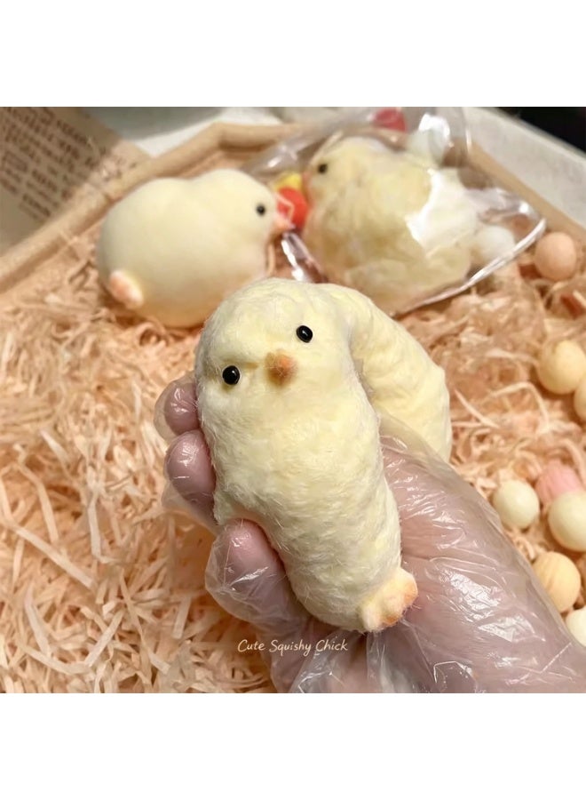 Ultra-Soft Chicken Squishy Fidget Toys, Pinch Decompression, Stress & Anxiety Relief Sensory Toys, Ideal Relaxation for Kids & Adults (Yellow) - Image 4