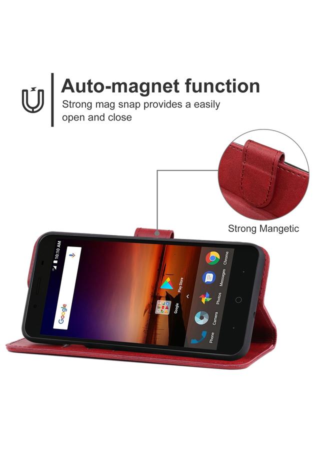 erorex Leather Phone Case For ZTE Tempo X / Vantage Z839 / N9137  - Image 4