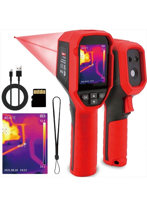 UNI-T UTi120S Thermal Imaging Camera 120x90 IR Resolution Handheld Thermal Imaging Camera 10800 Pixels,-4°F~850°F Handheld Infrared Camera with PC Analysis and Video Recording Supported,Micro SD Card