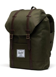 Herschel Retreat Backpack, Ivy Green/Chicory Coffee, Classic 19.5L, Retreat Backpack, One Size  - Image 1