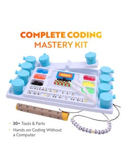 Playz Playz My First Coding & Computer Science Kit - Learn About Binary Codes, Encryption, Algorithms & Pixelation Through Fun Puzzling Activities Without Using a Computer for Boys, Girls, Teenagers, Kids  - Image 2