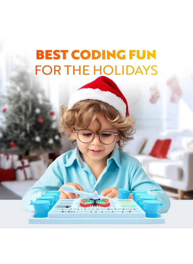 Playz Playz My First Coding & Computer Science Kit - Learn About Binary Codes, Encryption, Algorithms & Pixelation Through Fun Puzzling Activities Without Using a Computer for Boys, Girls, Teenagers, Kids  - Image 5