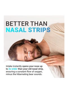 NOOM Anti-snoring nose patch Comfortable anti-snoring device (30 Count, Black) - Boost Oxygen Intake, Reduce Snoring, Improve Sleep Quality - Sweat Resistant, Skin Safe Nasal Strips - Extra Strength Snoring Solution  - Image 4