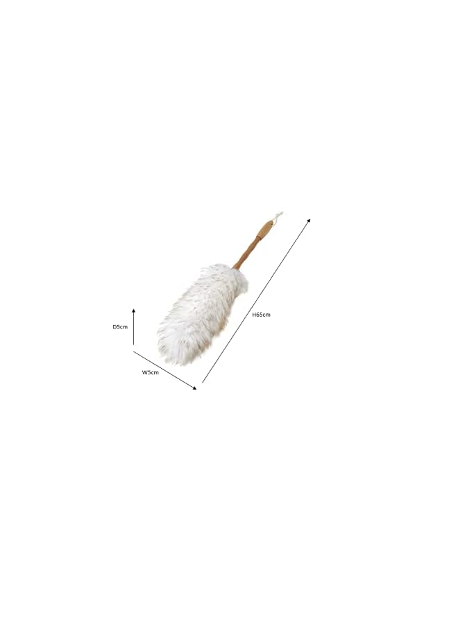 Addis Super Soft Wool Duster With A Naturally Sterile Bamboo Handle - Image 3