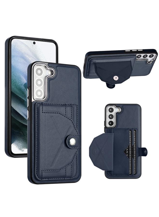 The Bros Case For Samsung Galaxy S22+ 5G Shockproof Leather Phone Case with Card Holder