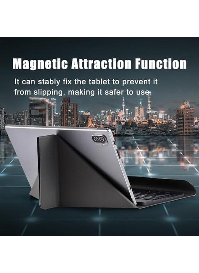 erorex - Universal 10.1 Inch Tablet Case With Bt Keyd Cover Protection Case Tablet Case 10In Tablet Case Universal Compatibility Foldable And Portable Multifunctional Weless Bt Keyd Doomun - Image 1
