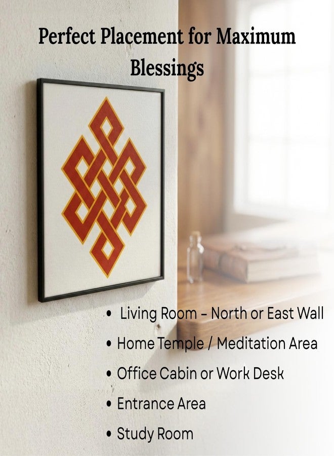 Plus Value Feng Shui Mystic Knot Frame, Knot that Knots Together the Past, Present, and Future - Image 5