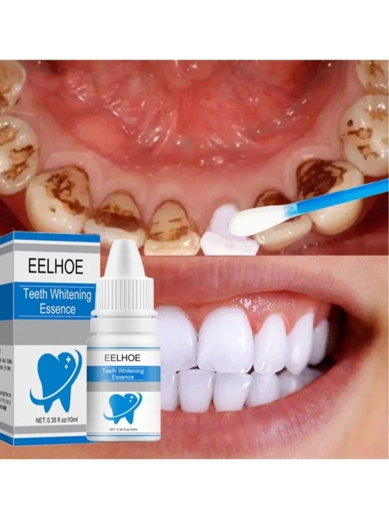 EELHOE Teeth Whitening Beauty Tooth Liquid, Easy To Use Daily Oral Care Solution, Teeth Whitening Bleaching Cleaning Serum, Gentle And Effective Oral Hygiene Essence For White Brightening Teeth, (1pc)  - Image 3