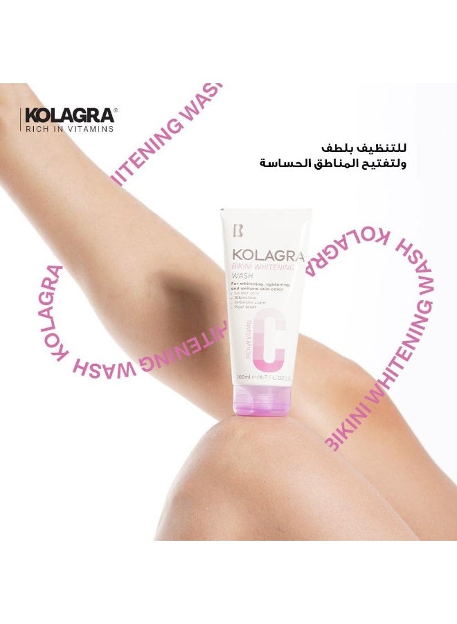 Kolagra Bikini Whitening Wash With Vitamin 200ml - Image 2