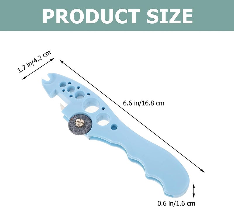 FEBLICH Ampule Cutter with 5 Extra Blade Vial Opener Ampoule Cutting Tool Pill Cutter for Small Pills Ampoule Cutter for Doctors Glass Bottle Cutter Suitable for Home Daily Or Medical Use - Image 3