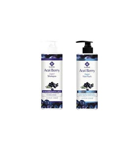 Elabore Elabore Acai Berry Super Hair Pack & Shampoo Set 16.06fl.oz/ 475ml  - Image 1