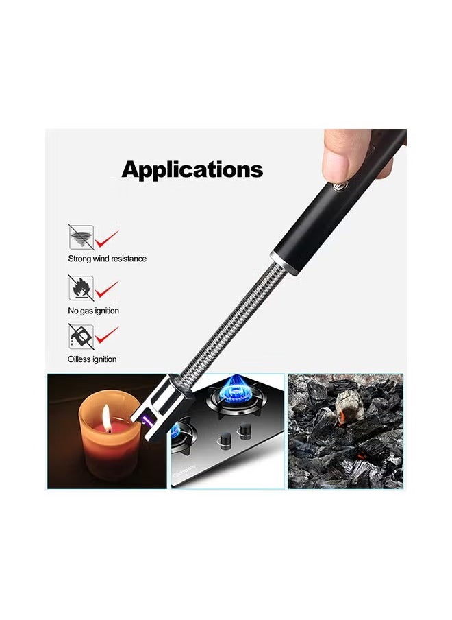 Generic - Arc Pulse Igniter Power Display Chargable Gas Lighter Multicolour 255x15mm - Image 1