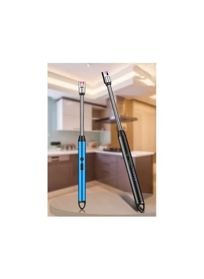 Generic - Arc Pulse Igniter Power Display Chargable Gas Lighter Multicolour 255x15mm - Image 1