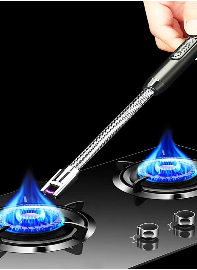 Generic - Arc Pulse Igniter Power Display Chargable Gas Lighter Multicolour 255x15mm - Image 1