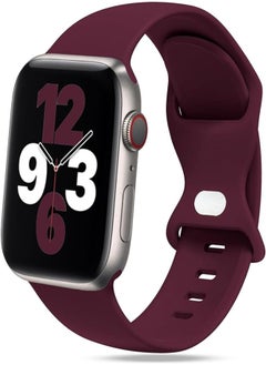 STG Sport Silicone Band Compatible with Apple Watch Band 38mm 40mm 41mm 42mm 44mm 45mm 49mm S/M M/L iWatch Ultra 2/Ultra Series 9/8/7/6/5/4/3/2/1 SE Women Men (42mm/44mm/45mm/49mm M/L, Wine Red) - pzsku/Z653A7F9E8075B27BEBBDZ/45/_/1716809196/e9772e62-bef2-4922-82e3-532a0fb8b3fa