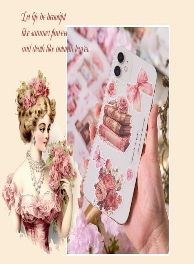 KMCHO Ancient Flower Roll Vintage Floral Decoupage & Scrapbooking Paper Pack - 24 Sheets of High-Quality Collage Art Prints for DIY Crafts, Card Making, Journals - Image 4