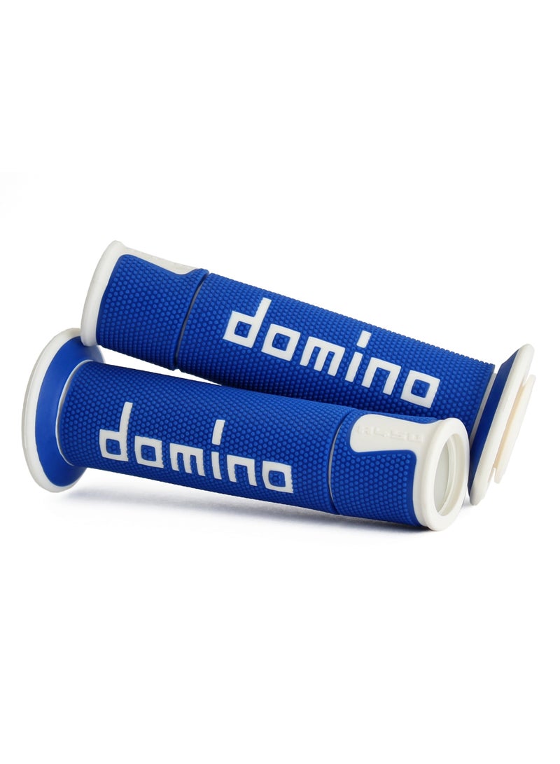 Domino Racing A450 On-Road Racing Grips – Blue/White