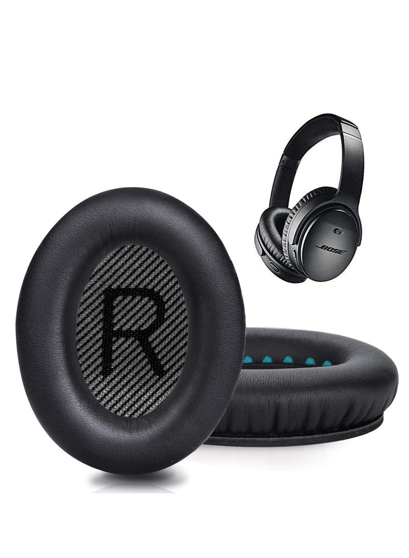 erorex Premium Replacement Ear Pads For Bose Qc35 And Qc35Ii Headphones Black - Image 1
