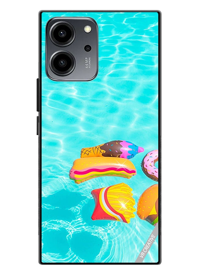 VR CREATIVE Protective Case Cover For Honor 80 SE Food Chill Design Multicolour - Image 1