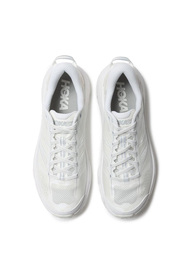 Hoka One One Mafate Speed 2 Outdoor Running Shoes White For Men/Women/Students/Girls/Boys  - Image 3