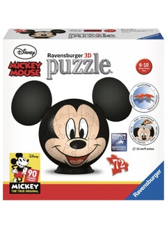Ravensburger Ravensburger Disney Mickey Mouse 90th Anniversary Mickey 3D Puzzle (72 Pieces)  - Image 1