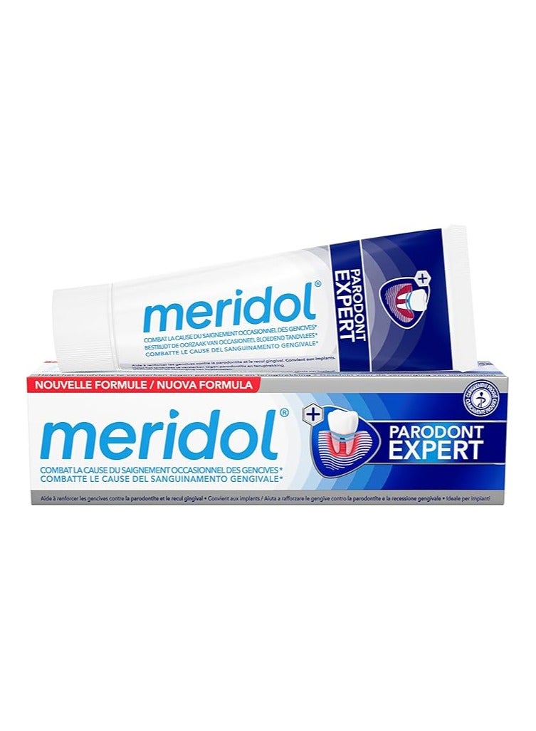 Meridol معجون أسنان مريدول بارودونت إكسبيرت 75 مل | حماية اللثة وتقليل البلاك - Image 1