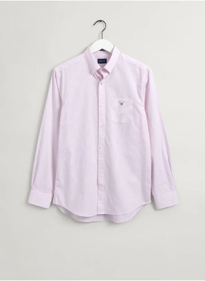 غانت Gant Regular Fit Banker Broadcloth Shirt
